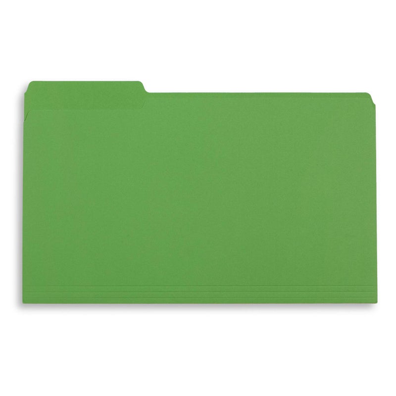 Blue Summit Supplies Green Legal File Folders, 1/3 Cut Tab, Legal Size, Great for Organizing and Easy File Storage, 100 Per Box - Image 4